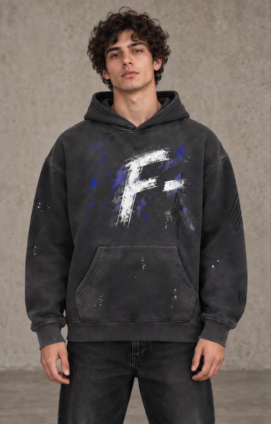 F- Fearless limited edition hoodie, front